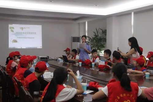 縣實驗小學小紅萌志愿者參觀縣食品藥品科普教育基地